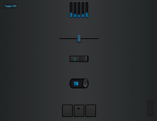分享25个CSS3动画按钮和菜单教程