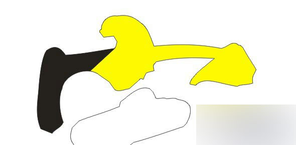 cdr给裂开的字体填色 脚本之家 cdr使用技巧