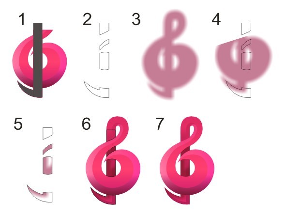 CDR制作立体标志 脚本之家 CDR实例教程