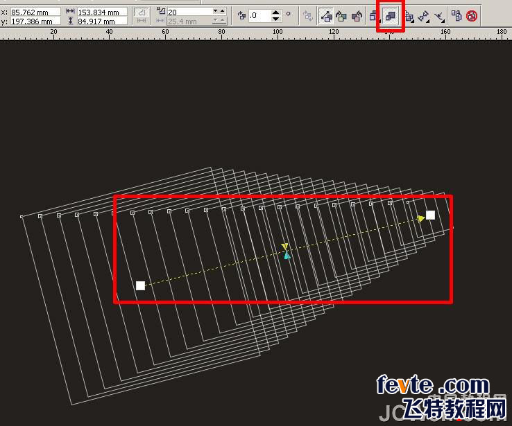 CDR调和工具制作变幻线 脚本之家 CDR实例教程