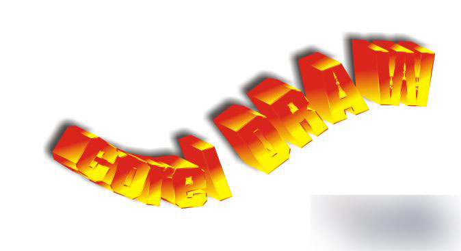 cdr立体字制作 脚本之家 CDR实例教程