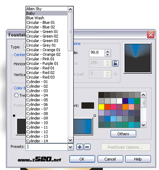 CDR绘制金属质感标志 脚本之家 CDR实例教程