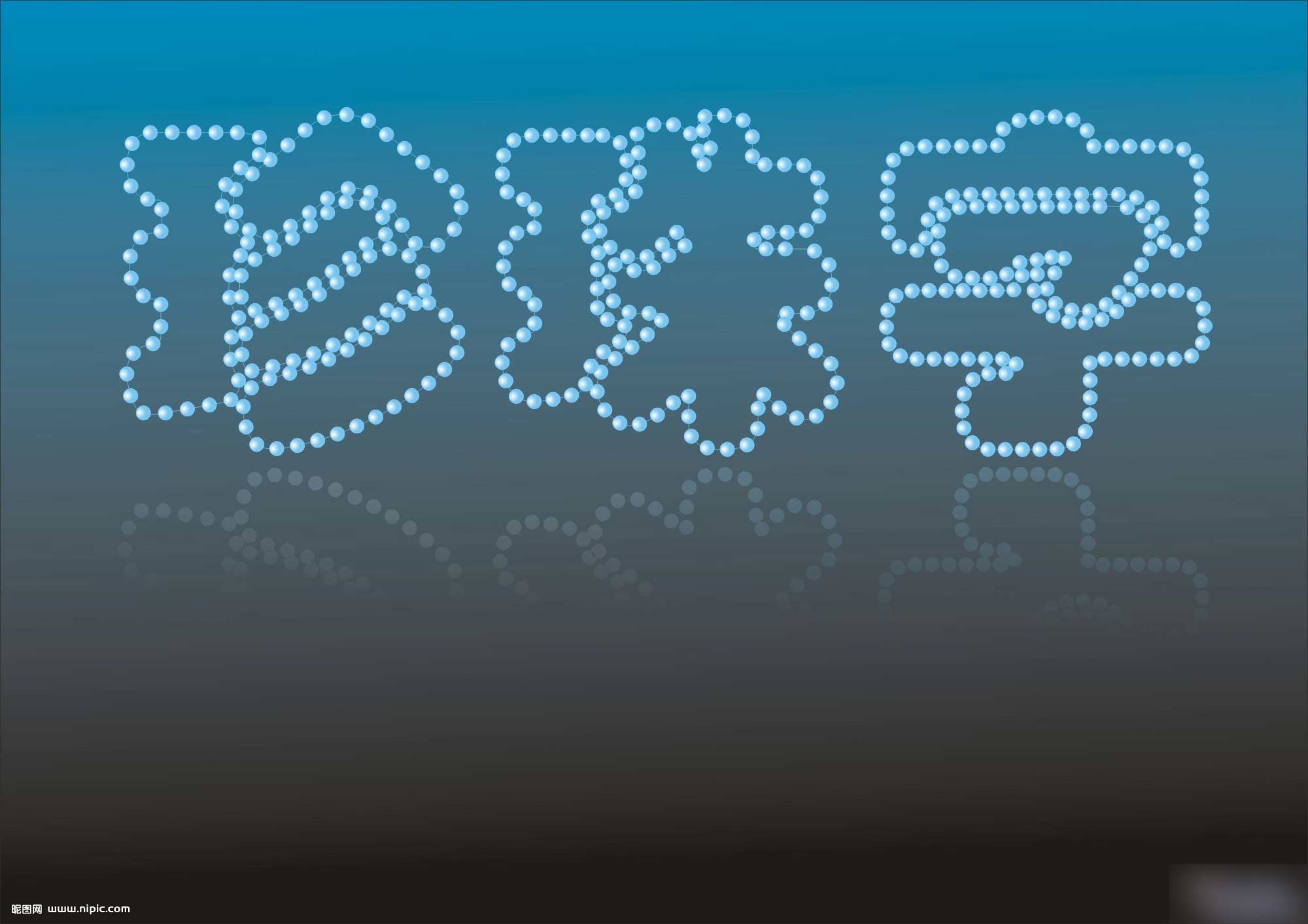 CDR制作漂亮珍珠字 脚本之家 CDR实例教程