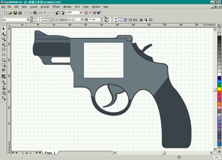 CDR绘制左轮手枪实例教程 脚本之家 CDR实例教程