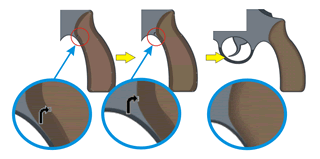 CDR绘制左轮手枪实例教程 脚本之家 CDR实例教程