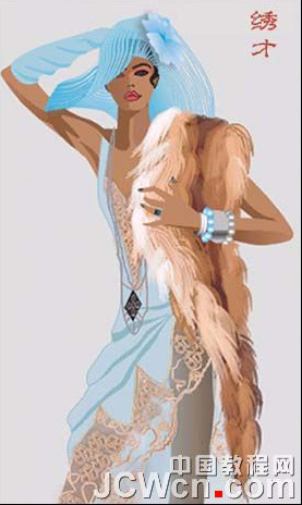 CDR绘制时装效果图实例教程 脚本之家 CDR实例教程