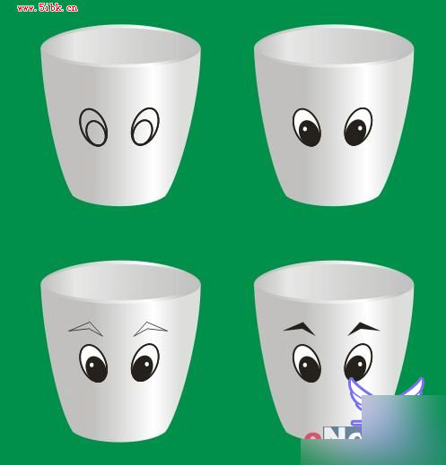Coreldraw9绘制可爱卡通杯子教程 脚本之家 CorelDraw实例教程