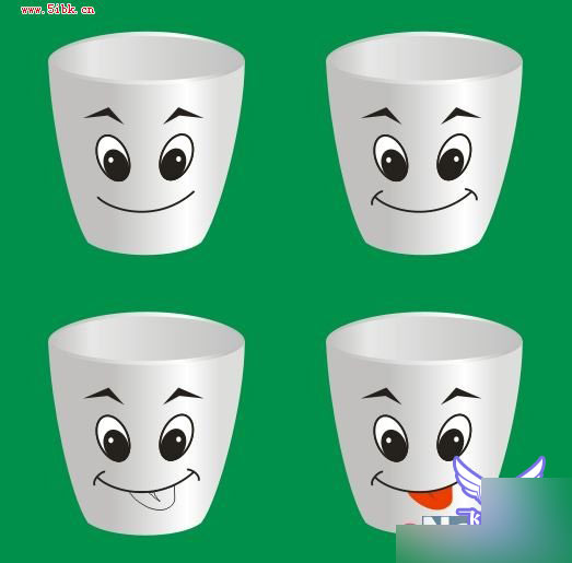 Coreldraw9绘制可爱卡通杯子教程 脚本之家 CorelDraw实例教程