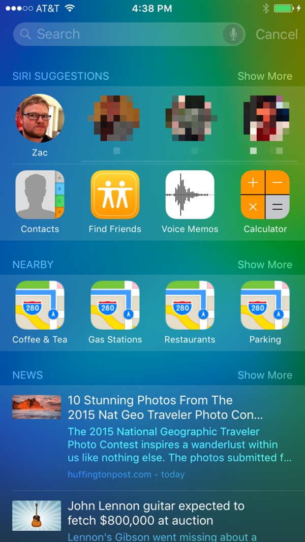 iOS 9抢鲜体验+海量图赏！苹果更加人性化