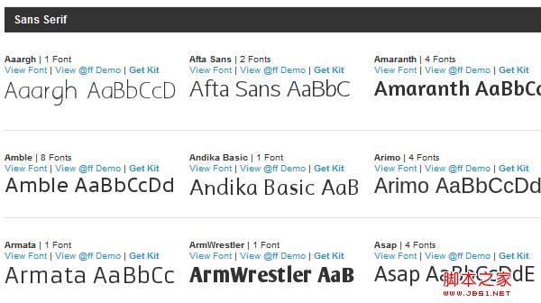 @ font-face的工具包
