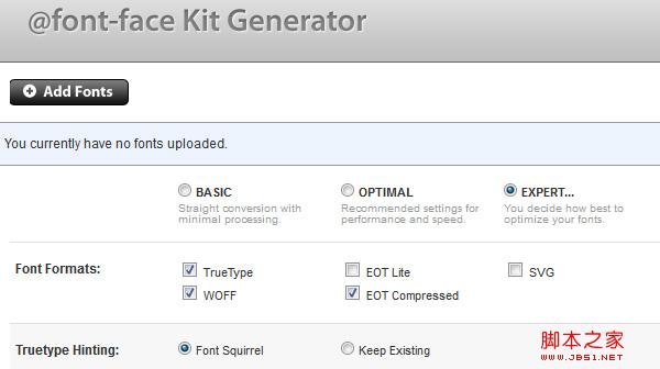 @ font-face的工具包生成器