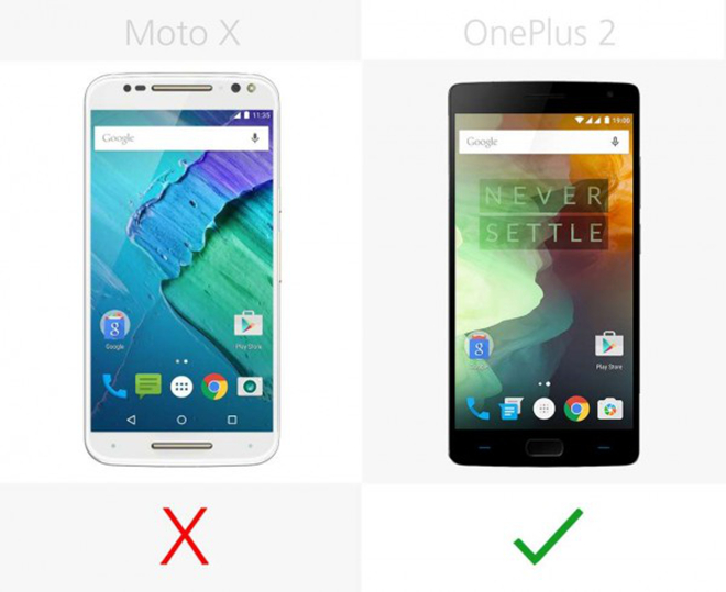 一加手机2和Moto X Style配置参数全对比
