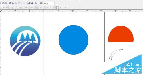 怎么用CorelDRAW曲线图形标志