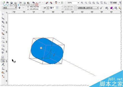 CDR教程：如何使用立体化工具2？