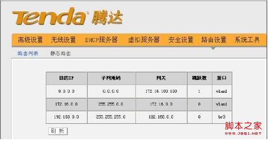 路由器如何查看路由表和静态路由