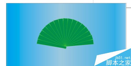 CDR怎么制作扇子