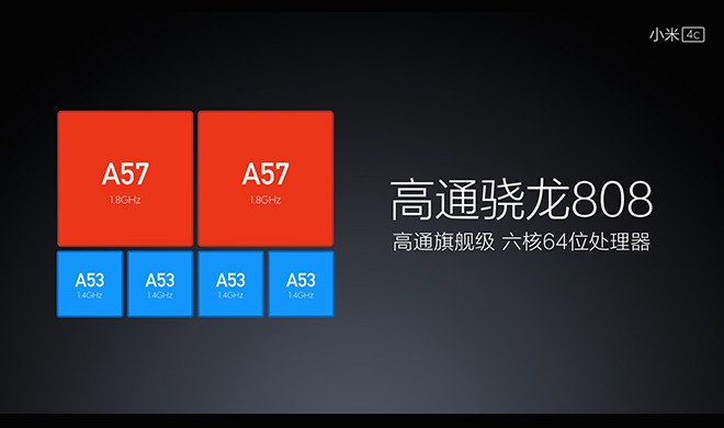 搭载高通808处理器 小米4C性能评测