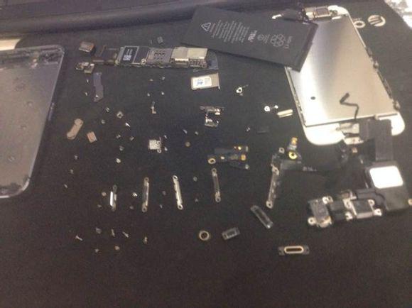 网友耗费一周时间：手工组装了一台iPhone5s 太炫了！