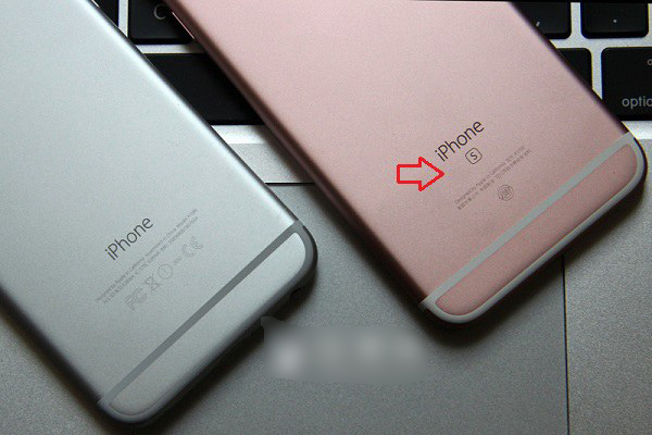 iPhone 6s和iPhone 6外观对比