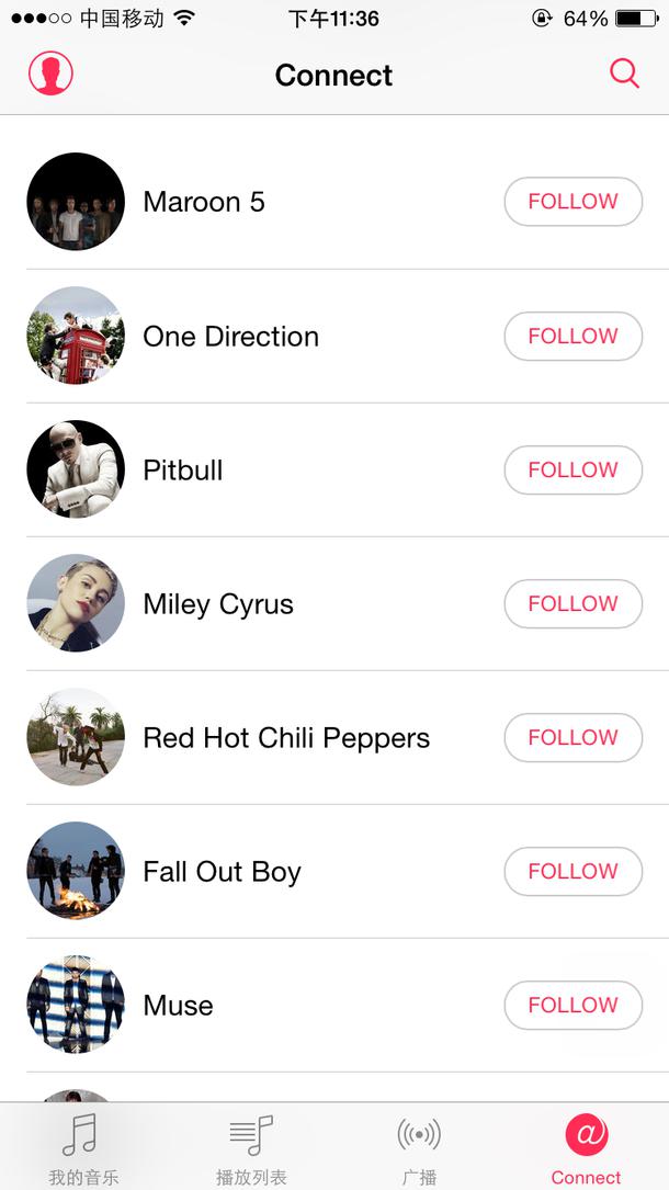 Apple Music界面一览：国人想听也很容易