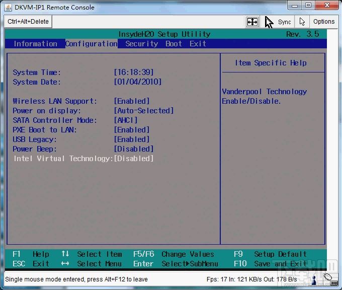 Intel Virtual Technology BIOS设置 Intel Virtual Technology BIOS设置