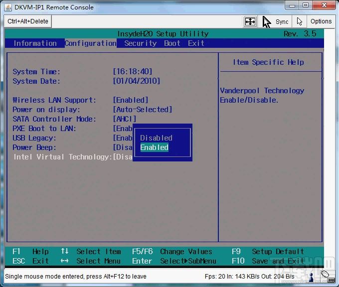 Intel Virtual Technology BIOS设置 Intel Virtual Technology BIOS设置