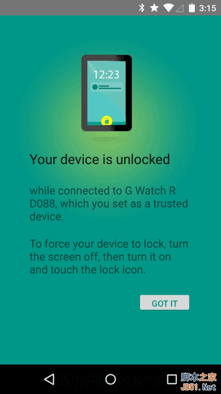 Android 5.0的解锁真酷!
