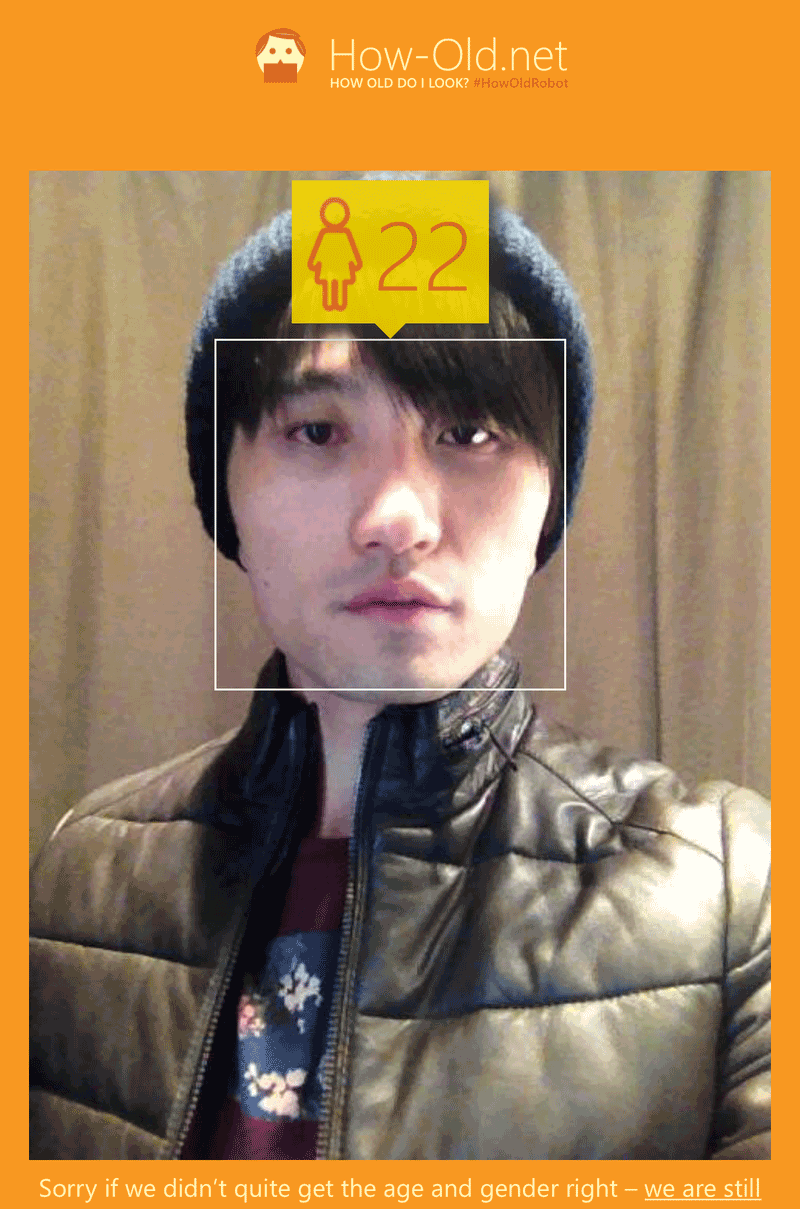 微软公司 How-old.net how-old.net网站