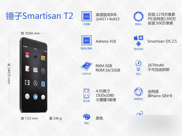 锤子手机T2详细评测