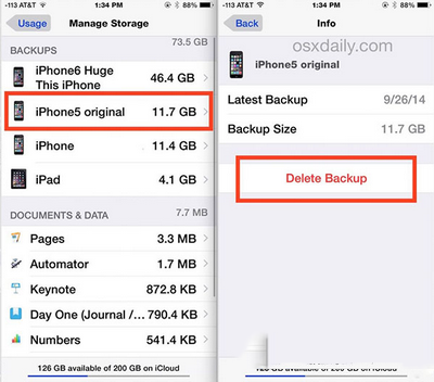 iphone怎么删除icloud备份 iphone删除icloud备份方法2