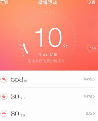 新浪微博ios5.2.5更新了什么功能 微博5.2.5运动记录加入