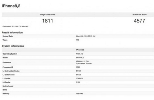 iphone6s plus跑分多少 iphone6s plus最新跑分曝光