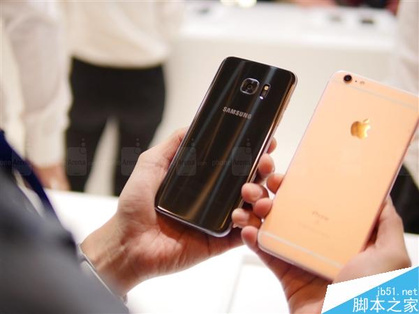 迄今最美手机！三星S7 Edge真机对比苹果6s Plus