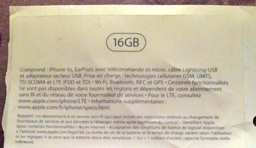 iPhone 6s包装材料曝光 存储依然16GB起第1张图 iPhone 6s包装材料曝光 存储依然16GB起第1张图