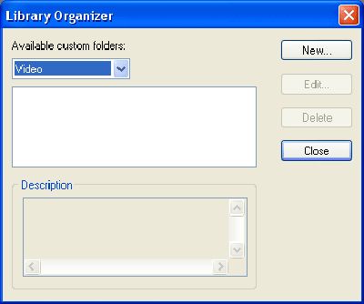 会声会影创建自定义文件夹