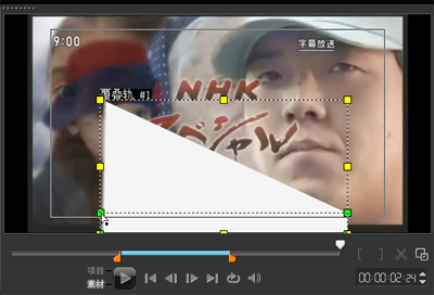会声会影去除视频原有字幕