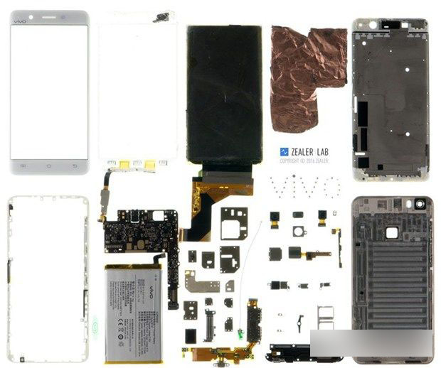 vivo Xplay5拆机评测：Zealer专业拆解 深扒内部做工