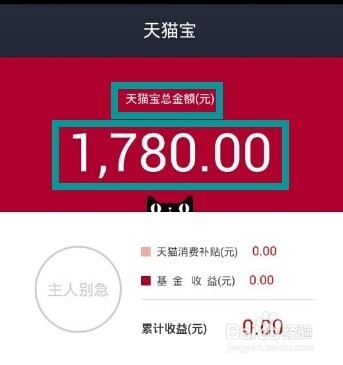 支付宝钱包怎么查看天猫宝余额