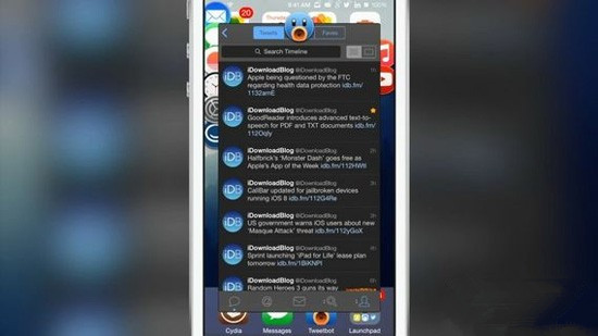 iOS8越狱插件推荐 让多任务随时存在的AppHeads