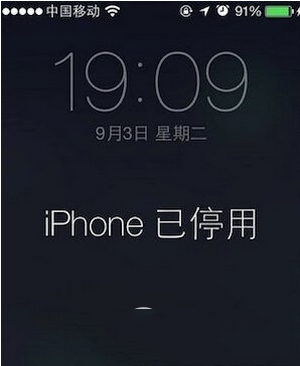 iphone6s已停用怎么办 iphone6s已停用解决方法