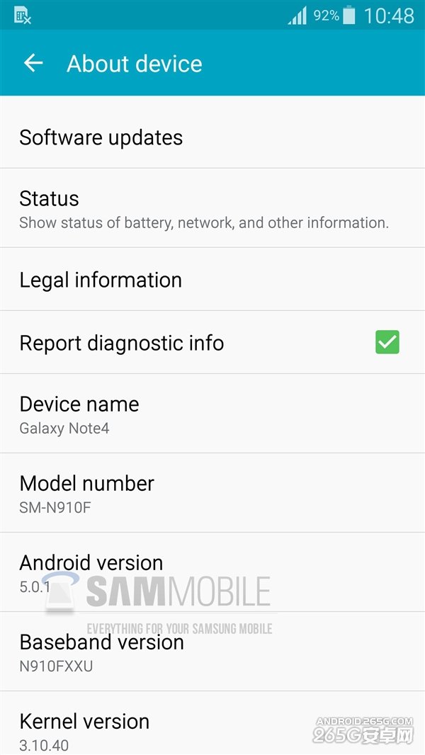 Galaxy Note 4/Edge：跳过安卓5.0