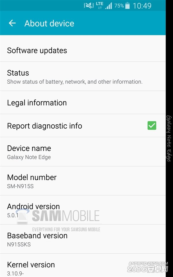 Galaxy Note 4/Edge：跳过安卓5.0