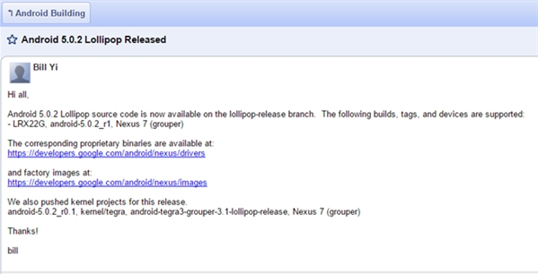 android 5.0.2官网下载地址 安卓5.0.2镜像下载