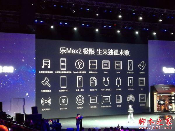 全球首款超声波金属指纹手机！乐Max 2发布