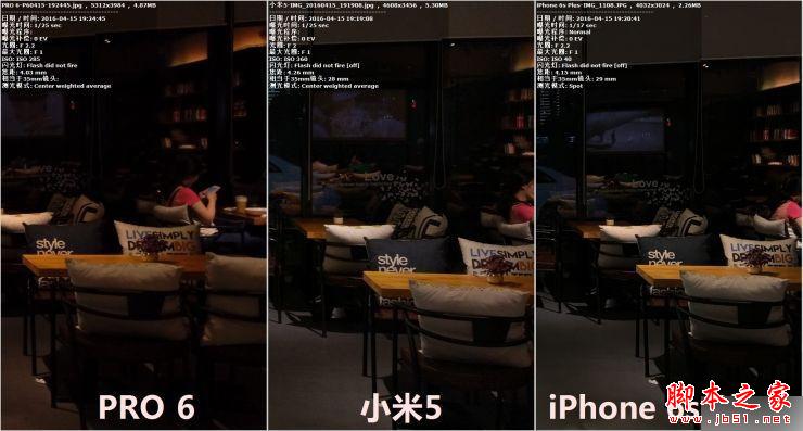 小米5 /魅族PRO 6 /iPhone 6s Plus拍照对比