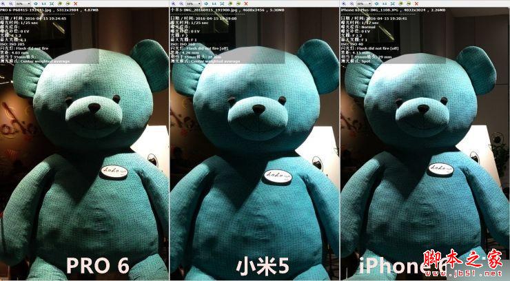 小米5 /魅族PRO 6 /iPhone 6s Plus拍照对比