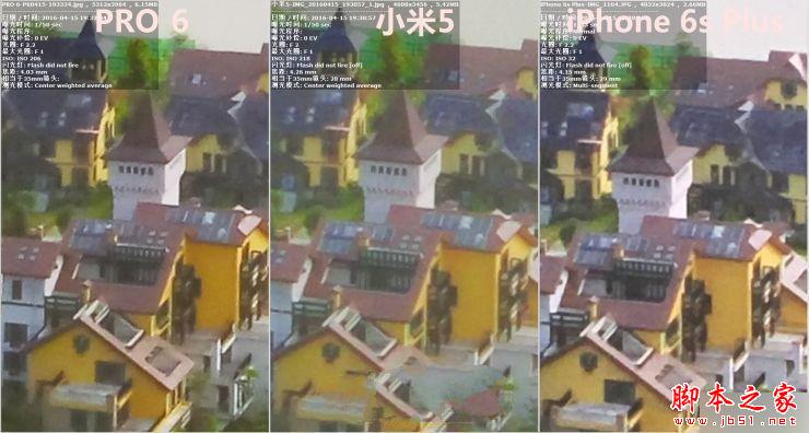 小米5 /魅族PRO 6 /iPhone 6s Plus拍照对比