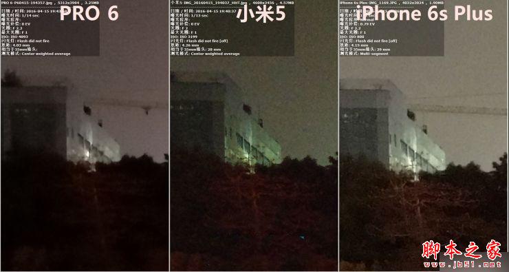 小米5 /魅族PRO 6 /iPhone 6s Plus拍照对比