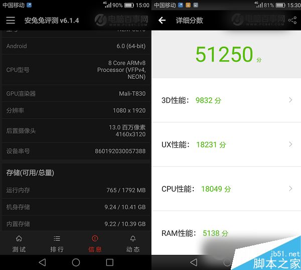 荣耀5C和乐视2跑分对比 性能谁更强？