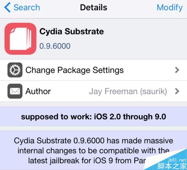 Cydia更新支持iOS 9 就差插件了